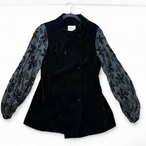 Vintage 1960's Anita Modes Velvet Tunic Top